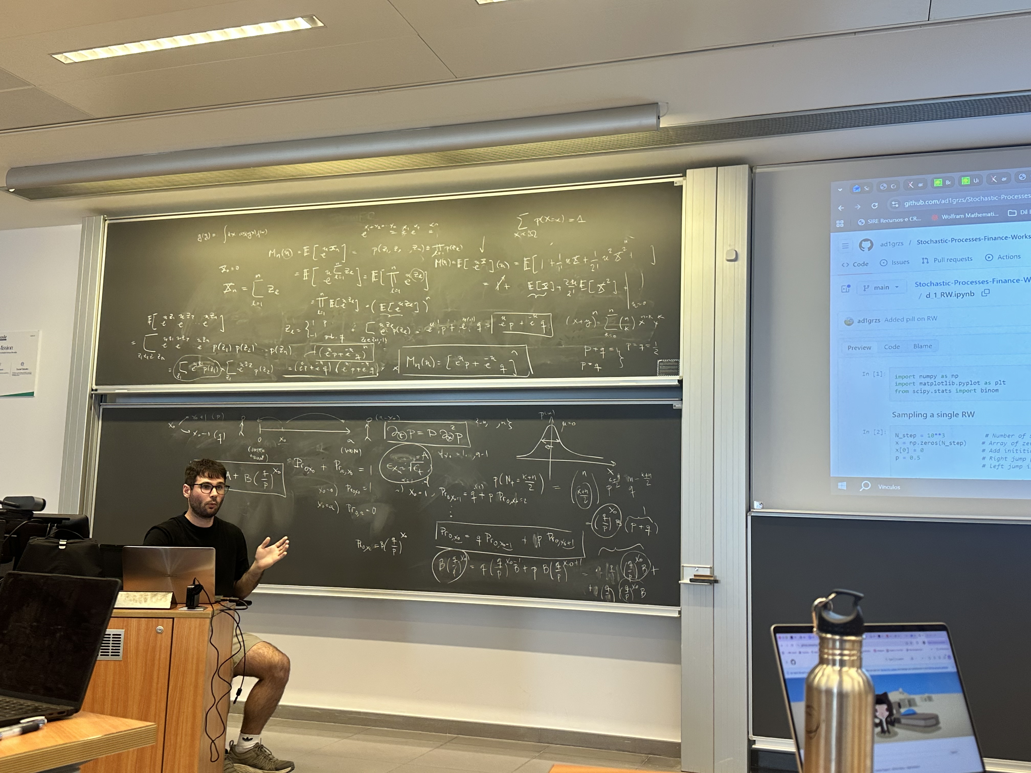 Quant workshop board work